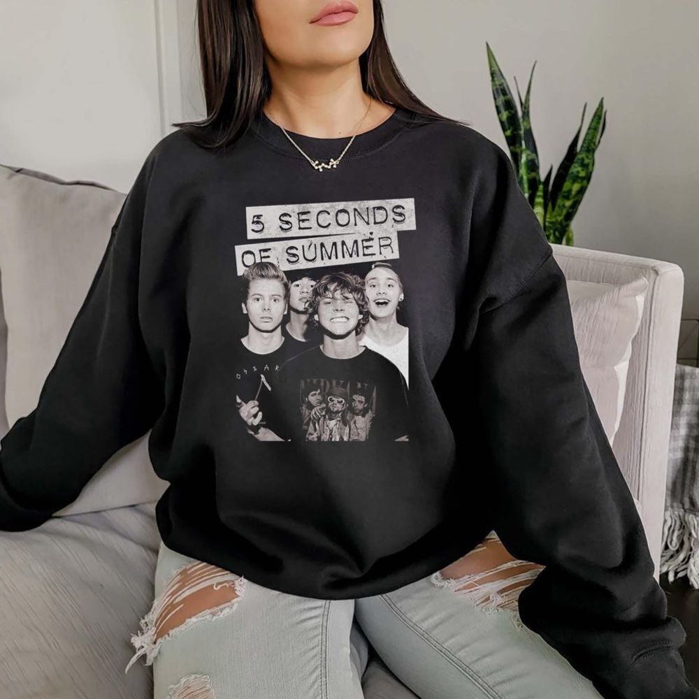 5 Seconds Of Summer Band Graphic Unisex Crewneck Sweatshirt